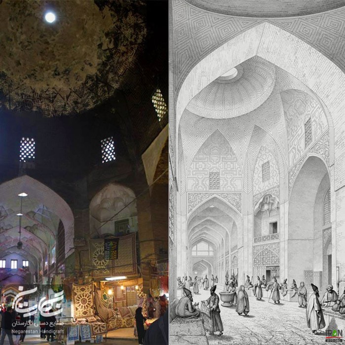 بازار اصفهان قدیم